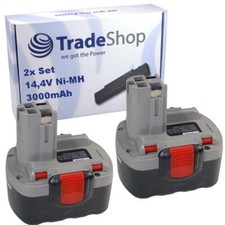 2x Akku 14,4V 3000mAh Ni-MH