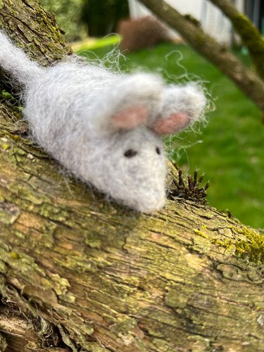 Maus gefilzt - maus,