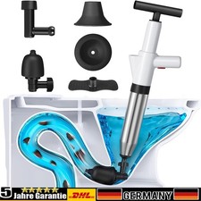 Toiletten 8 Bar Abflussreiniger Pumpe Hochdruck Pressluft Rohrreiniger 5 IN 1