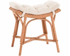 Rattan stabiler Fußhocker