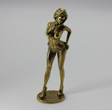 Frau Messing 103g Figur 10cm