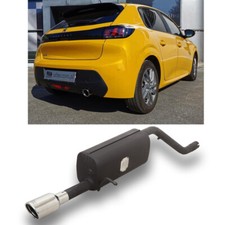 ULTER Sportauspuff Endschalldämpfer Peugeot 208 1.2l T 75kW Bj. 2019 1x90mm