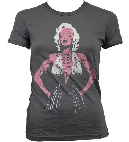 Zombie monroe girly shirt - zombie, t-shirt