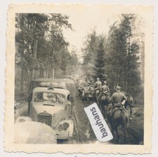 Foto Wehrmacht Vormarsch Kfz