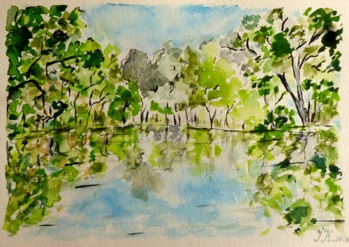 Bild aquarell original