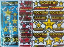 3 x ROCKSTAR Energy Supercross Sticker Aufkleber 27 x 18 cm 33 37 36