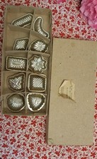 50 Schokoformen Förmchen Pralinen Schokolade Marzipan Alt Vintage Retro Konditor