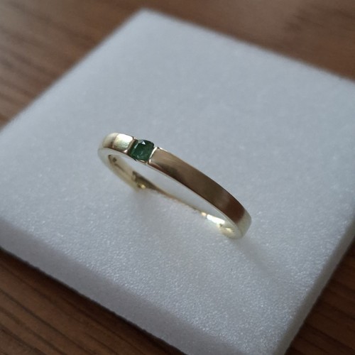 Turmalin goldring gelbgold - goldring,