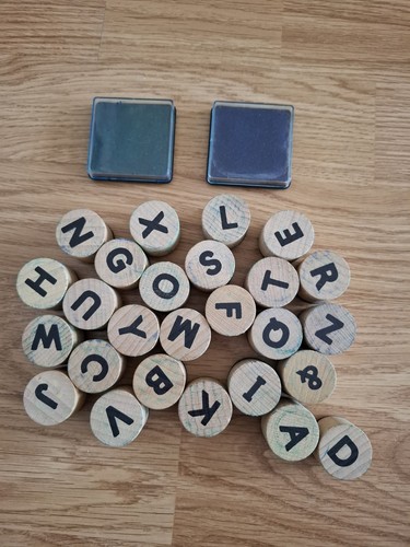 Stempel set buchstaben - stempel,