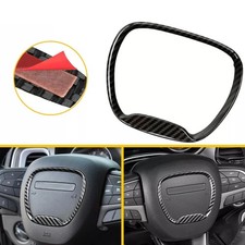 Kohlefaser Auto Lenkrad Verkleidung für 2014-2021 Jeep Grand Cherokee SRT8