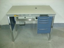 Kavo Einzelarbeitsplatz Blau, 1er Labortisch, 1er Arbeitstisch mit Absaugung