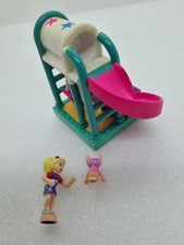 Polly Pocket Spielplatz Schaukel Rutsche Set