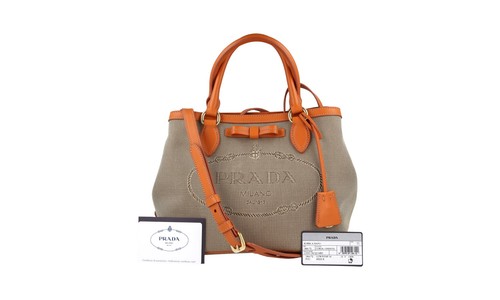 Prada logo jacquard canvas - jacquard,