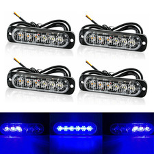 6LED Blau Frontblitzer