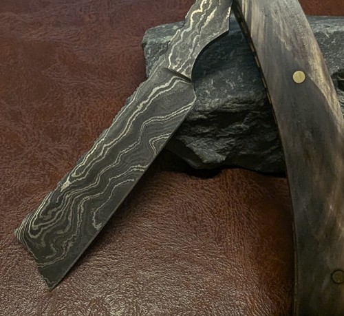 Damastmesser rasiermesser - ",