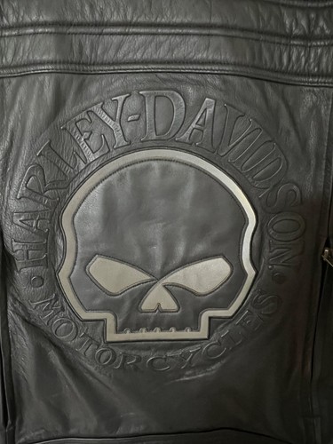 Harley davidson lederjacke mit - davidson,