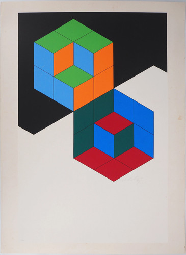 Victor vasarely composition - victor,