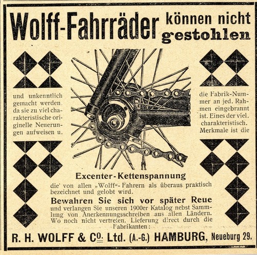 Wolff hamburg fahrräder - wolff, co.