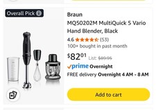 Braun Multi Quick 5 Brand New