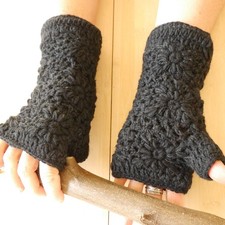 Armstulpen handgestrickt