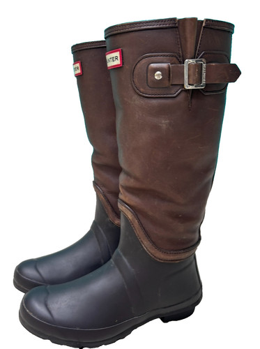 Hunter stiefel leder hoch - 39,