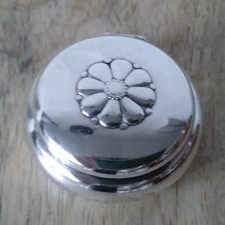 WMF Pillendose versilbert