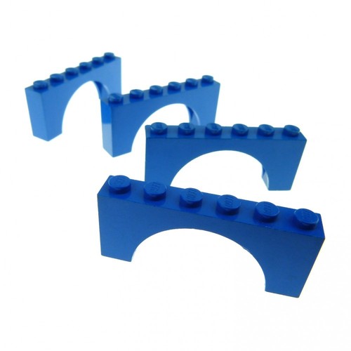 Lego bogenstein 1x6x2 blau - 1x6x2,