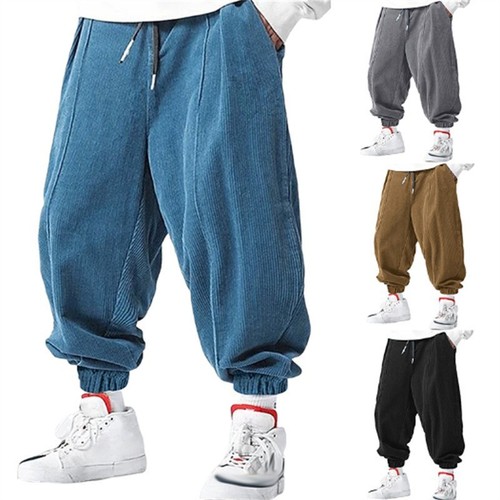 Herren cordhose baggy cargo - cordhose,