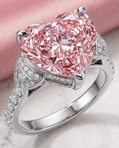 Zertifiziertes pink in - 8,00, ct