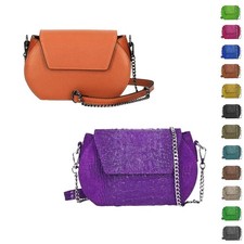 ITALy DAMEN LEDER TASCHE Kroko