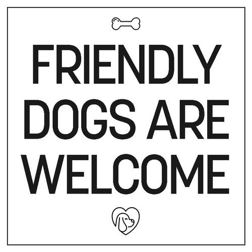 Friendly dogs are - 2x,