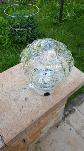Vintage glas leuchte - glas,