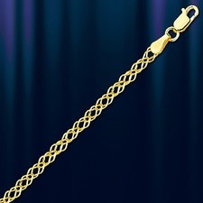 Russische Gelb  Gold 585 Rombo