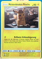 POKEMON - Black Star Promo - Meisterdetektiv Pikachu - SM194 - HOLO - deutsch