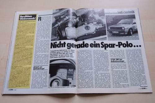 Rallye racing 1984 polo - racing, 01/1984