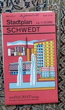 DDR Stadtplan City Map SCHWEDT