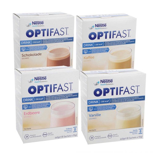 Optifast drink pulver 8x55g - optifast,