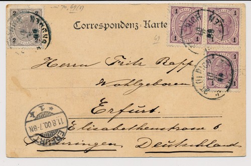 österreich 1900 1h - 1900, 2h+3*1h