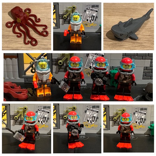 Lego taucher hai kraken - /,