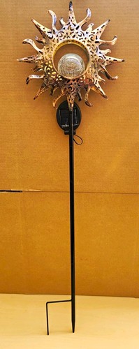 Solar gartenstecker sonne led - sonne,