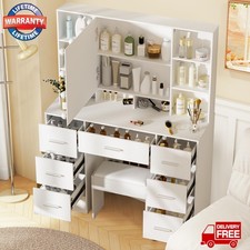 Große Schminktisch Weiß mit
