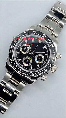 Chronograph black watch - black,