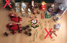 Weihnachten  Paket XXL Engel  Figuren Deko Kerzenhalter Filz Stroh Sterne Zapfen