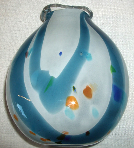 Glas vase aus den - den, jahren