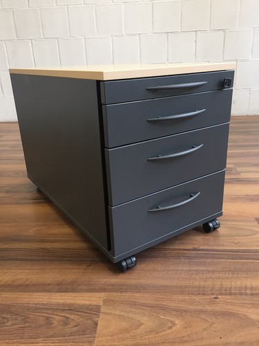 Ceka rollcontainer buche - buche, hell