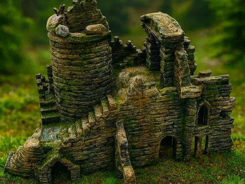 Alte burg ruine - ruine, deko