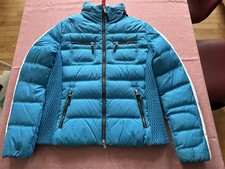 Skijacke von Bogner Fire + Ice, Gr. 42, blau/weiß