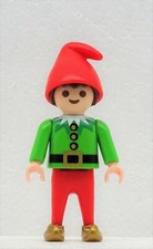 SÜSSER WICHTEL ELF 3 PLAYMOBIL zu Santa Mütze Schuhe Weihnachtsmann Nikolaus RAR