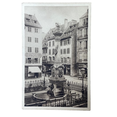 Postkarte straßburg elsass - straßburg,