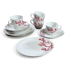 Casalino Porzellan Frühstücksservice 4 Personen oval  Frühstücks Service